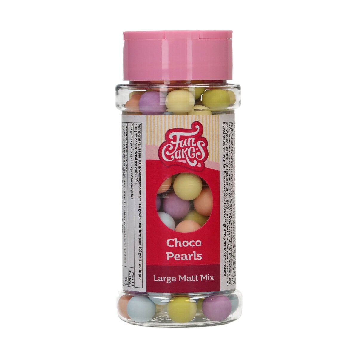 FunCakes Candy Choco Pearls Large Matt Mix 70 g