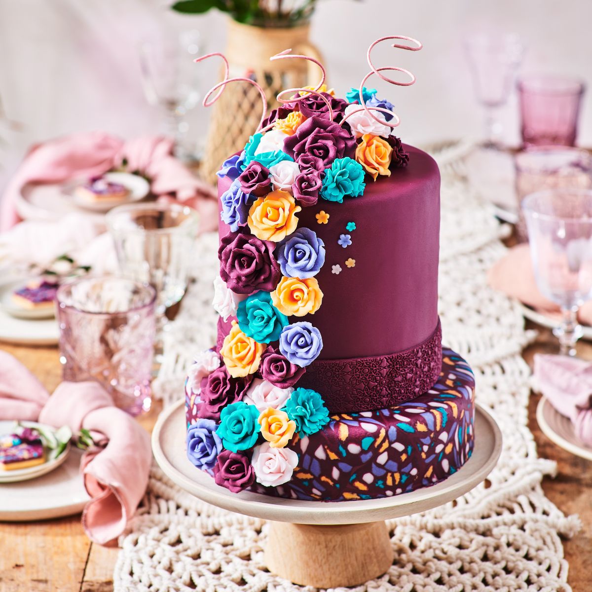 FunCakes Sugar Paste Rosé White 250 g