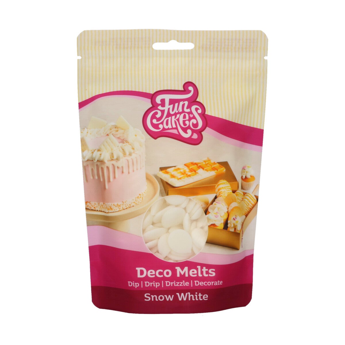FunCakes Deco Melts - Natuurlijk Wit - 250g