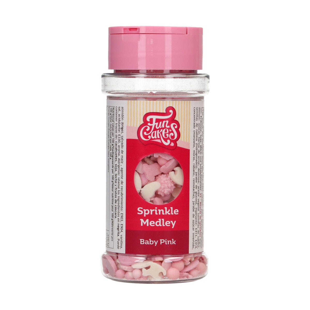 FunCakes Sprinkle Medley Baby Pink 50 g