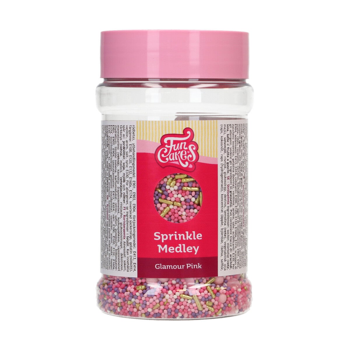 FunCakes Sprinkle Medley Glamour Pink 180 g