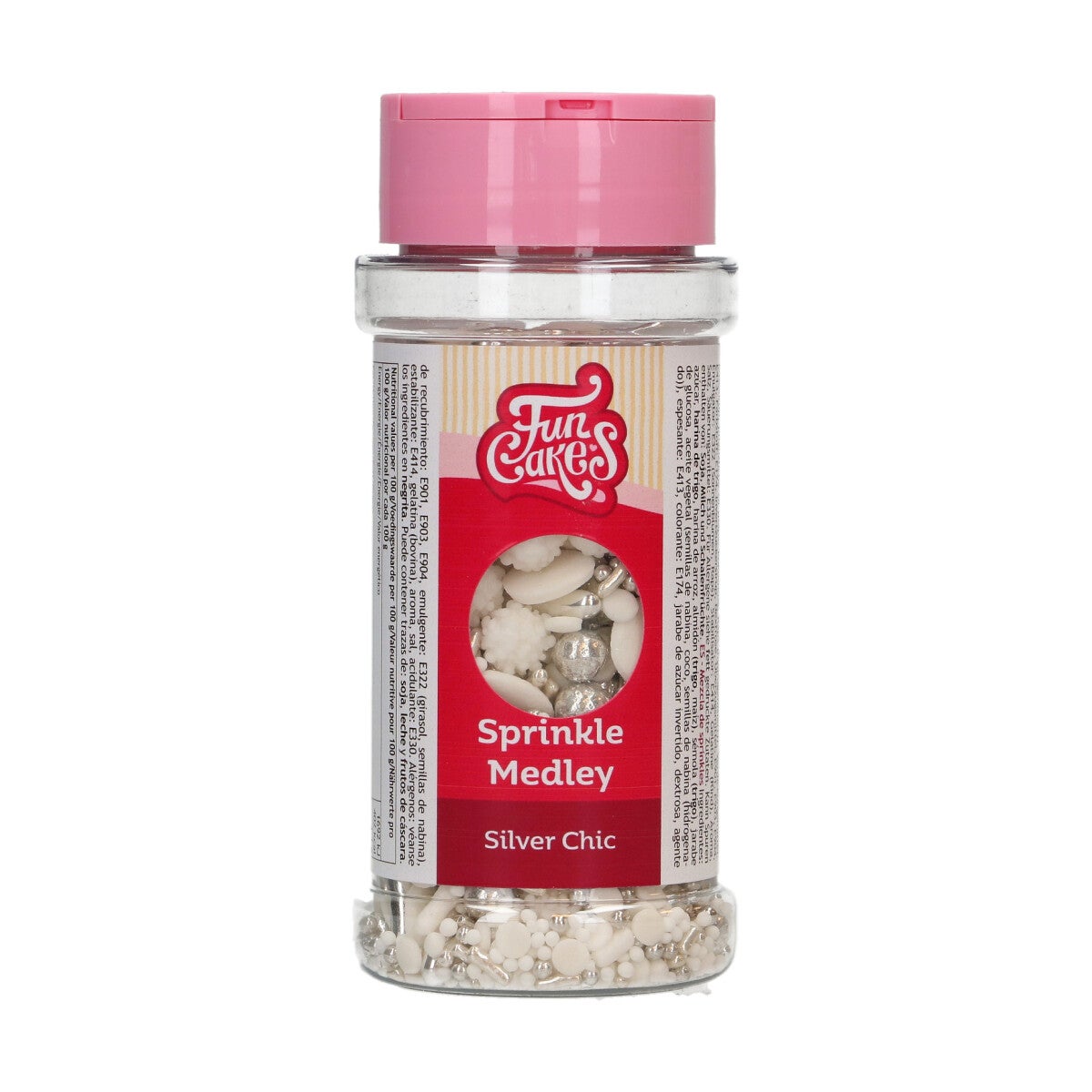 FunCakes Sprinkle Medley Silver Chic 65 g