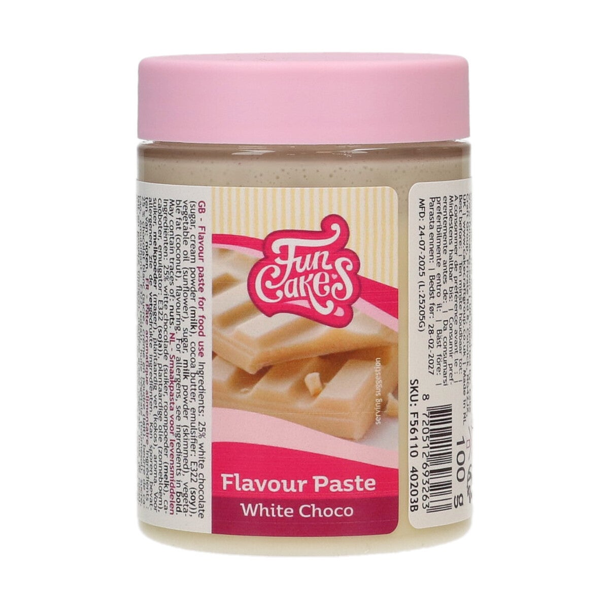 FunCakes Flavour Paste White Choco 100 g