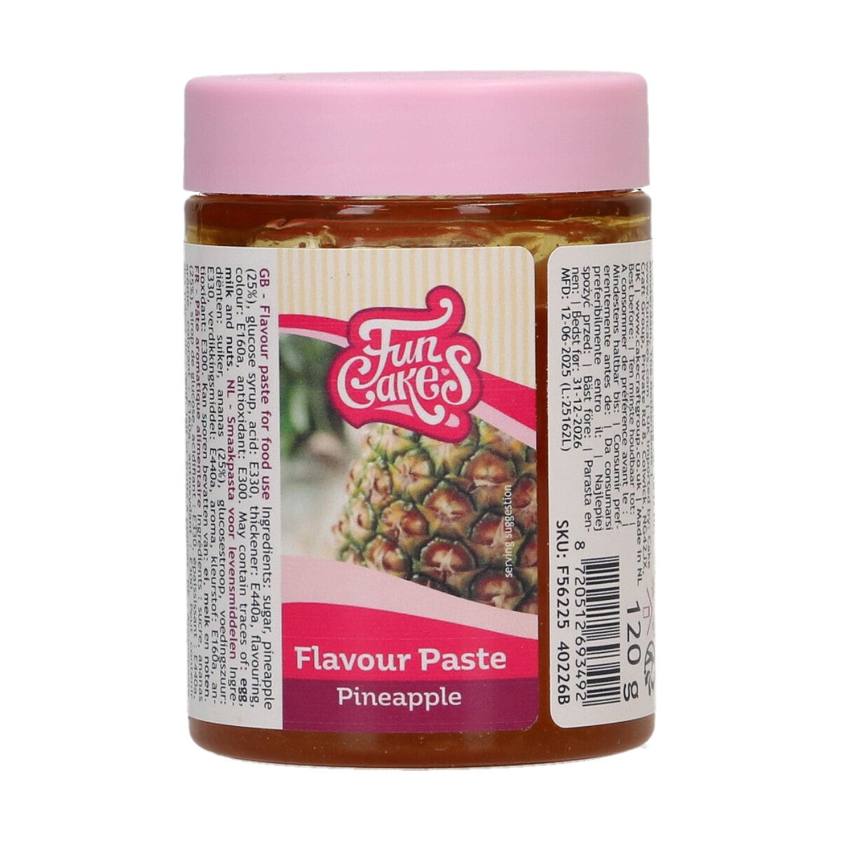 FunCakes Smaakpasta Ananas 120g