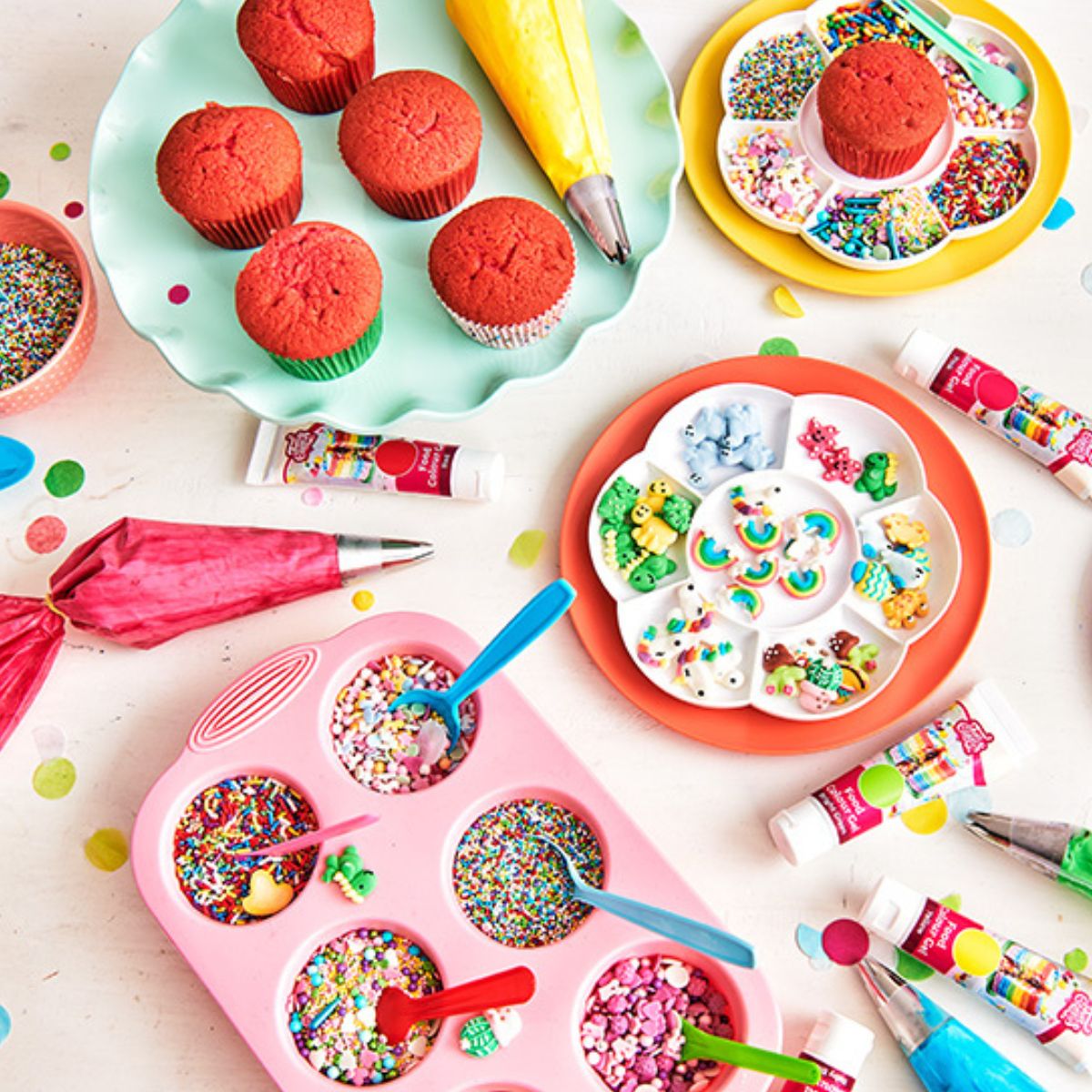 FunCakes Sugar Decorations Alpaca Set/8