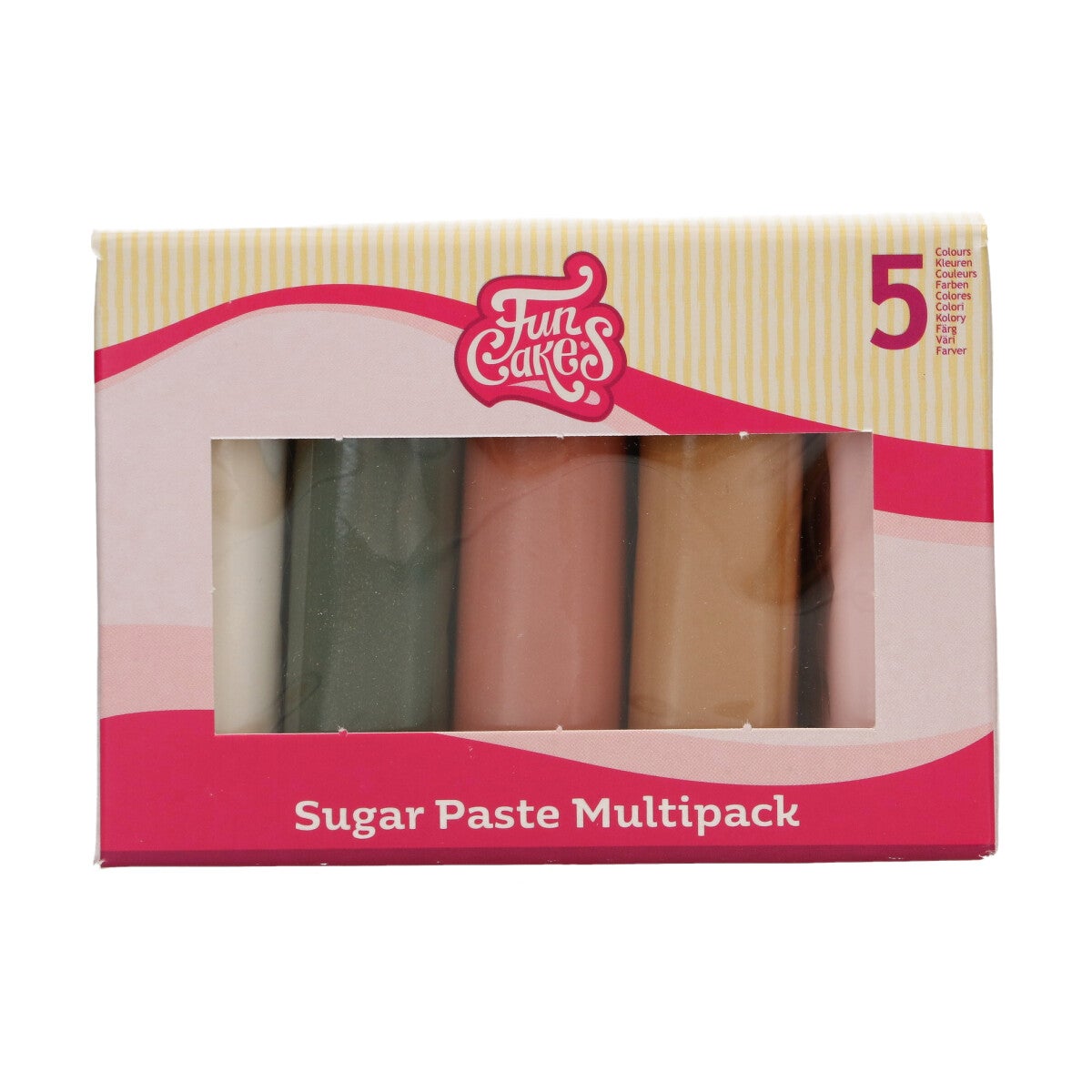 FunCakes Sugar Paste Multipack Shimmering Garden 5x100g