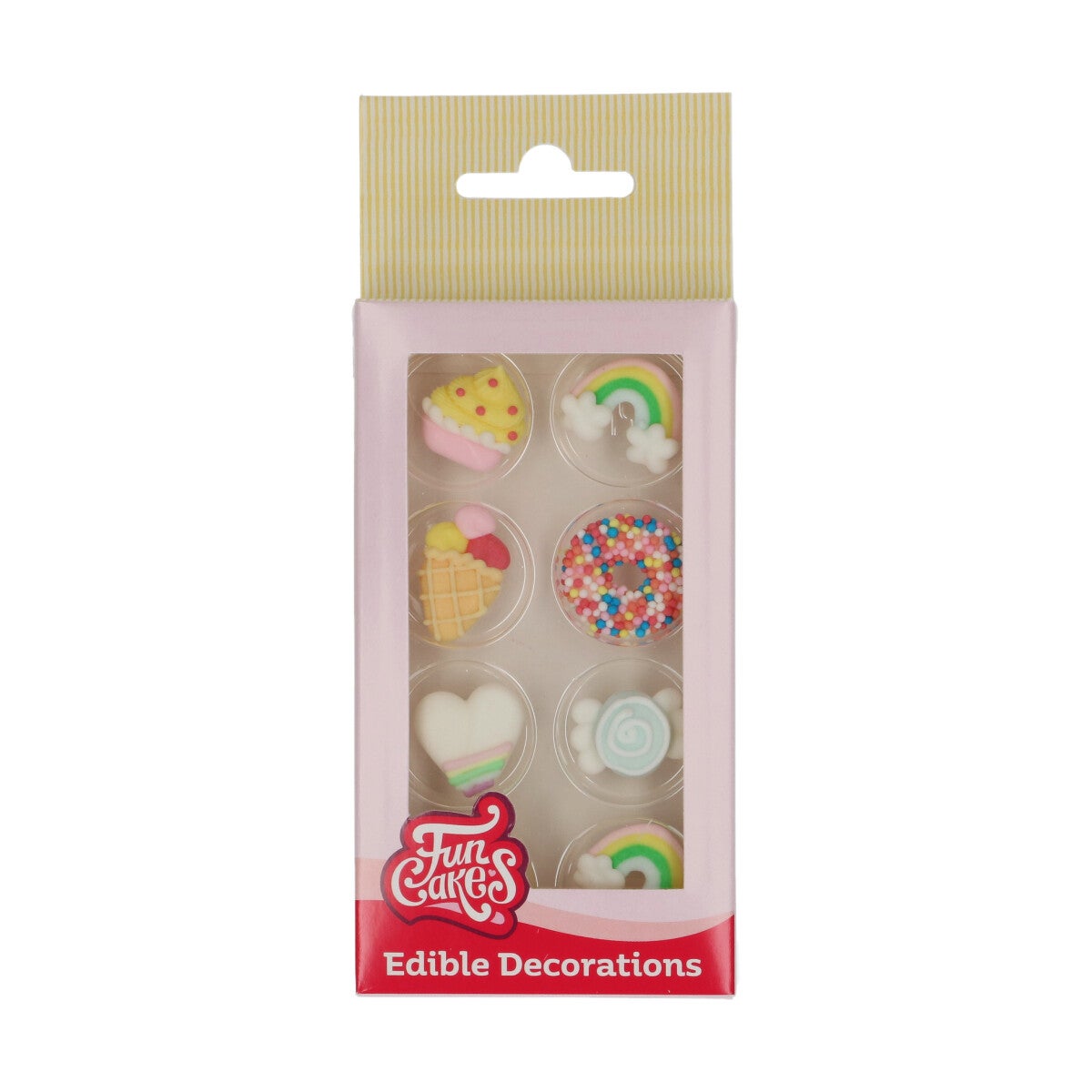 FunCakes Sugar Decorations Sweet Celebrations Set/8