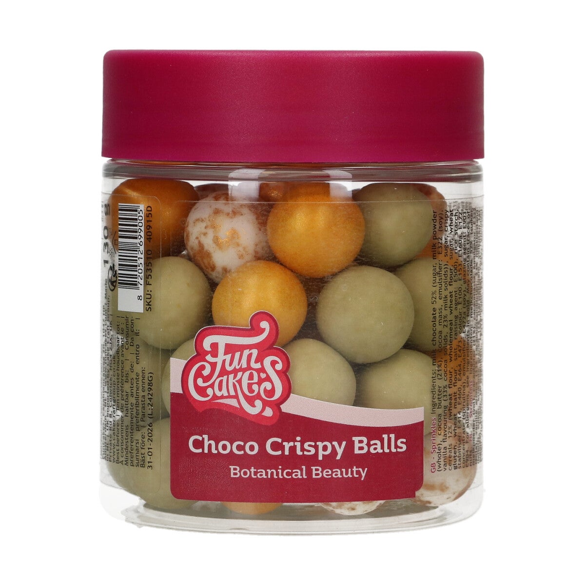 FunCakes Choco Crispy Balls - Botanical Beauty