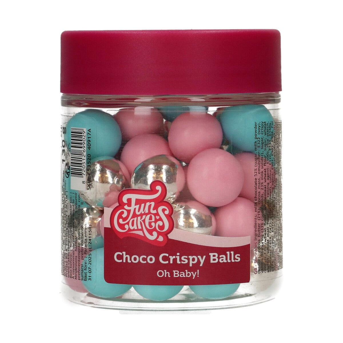 FunCakes Choco Crispy Balls - OH BABY!