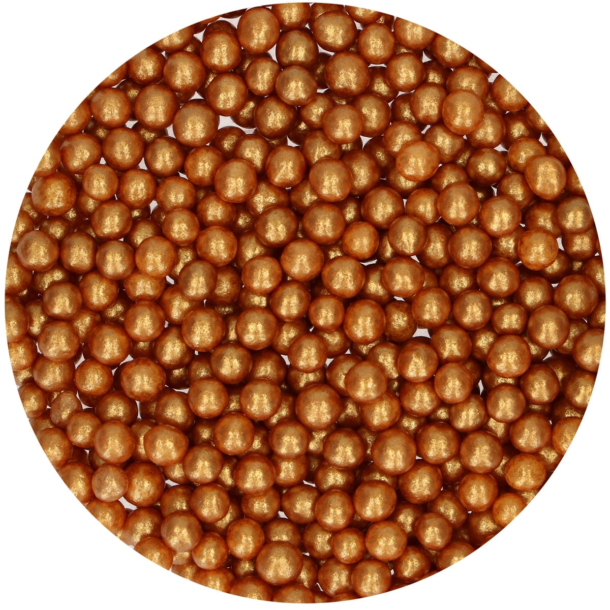 FunCakes Soft Pearls Medium Gold 60 g