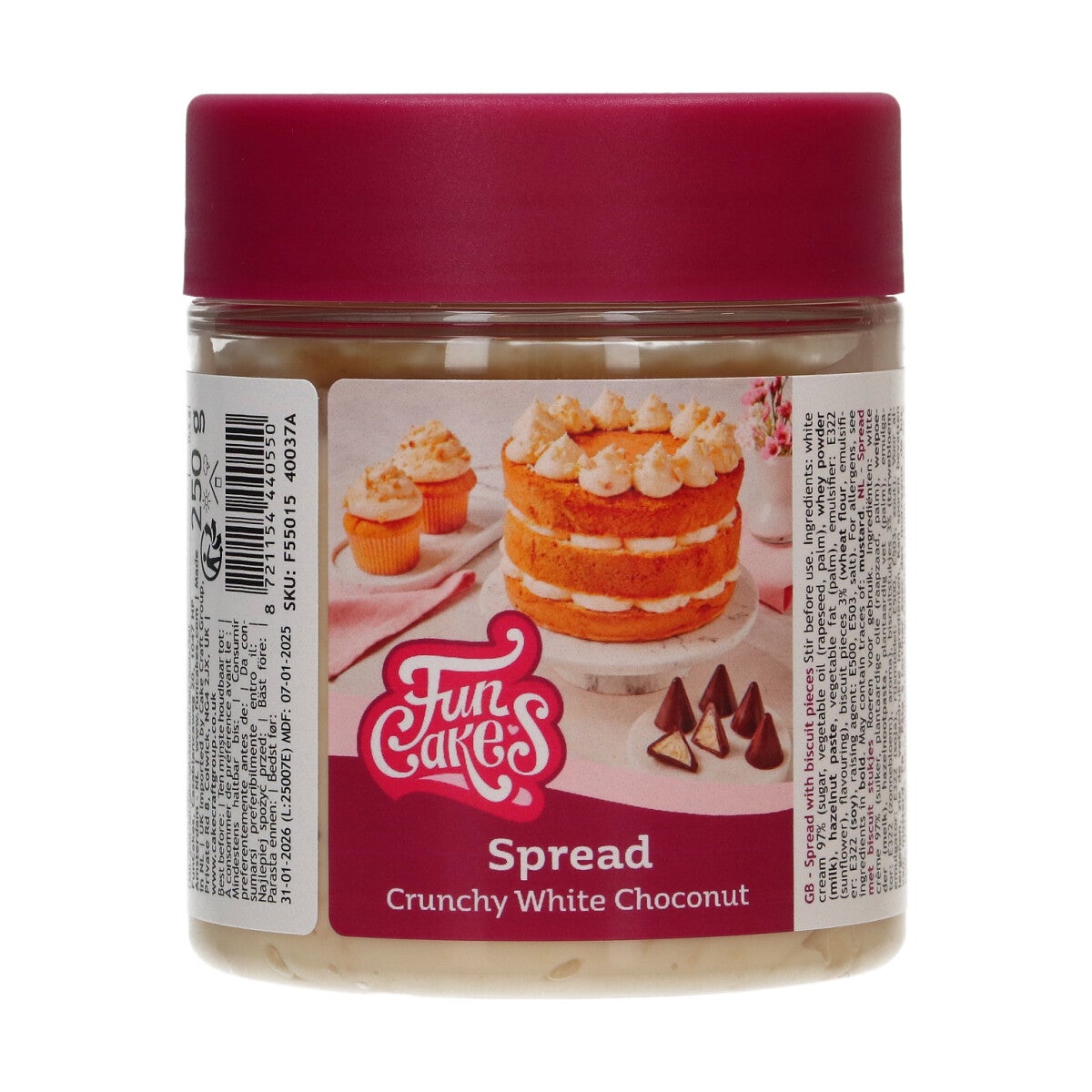 FunCakes Spread - Crunchy White Choconut 250g
