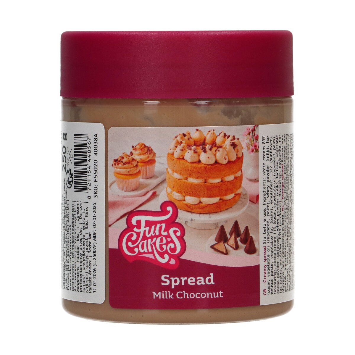 FunCakes Spread - Milk Choconut 250g