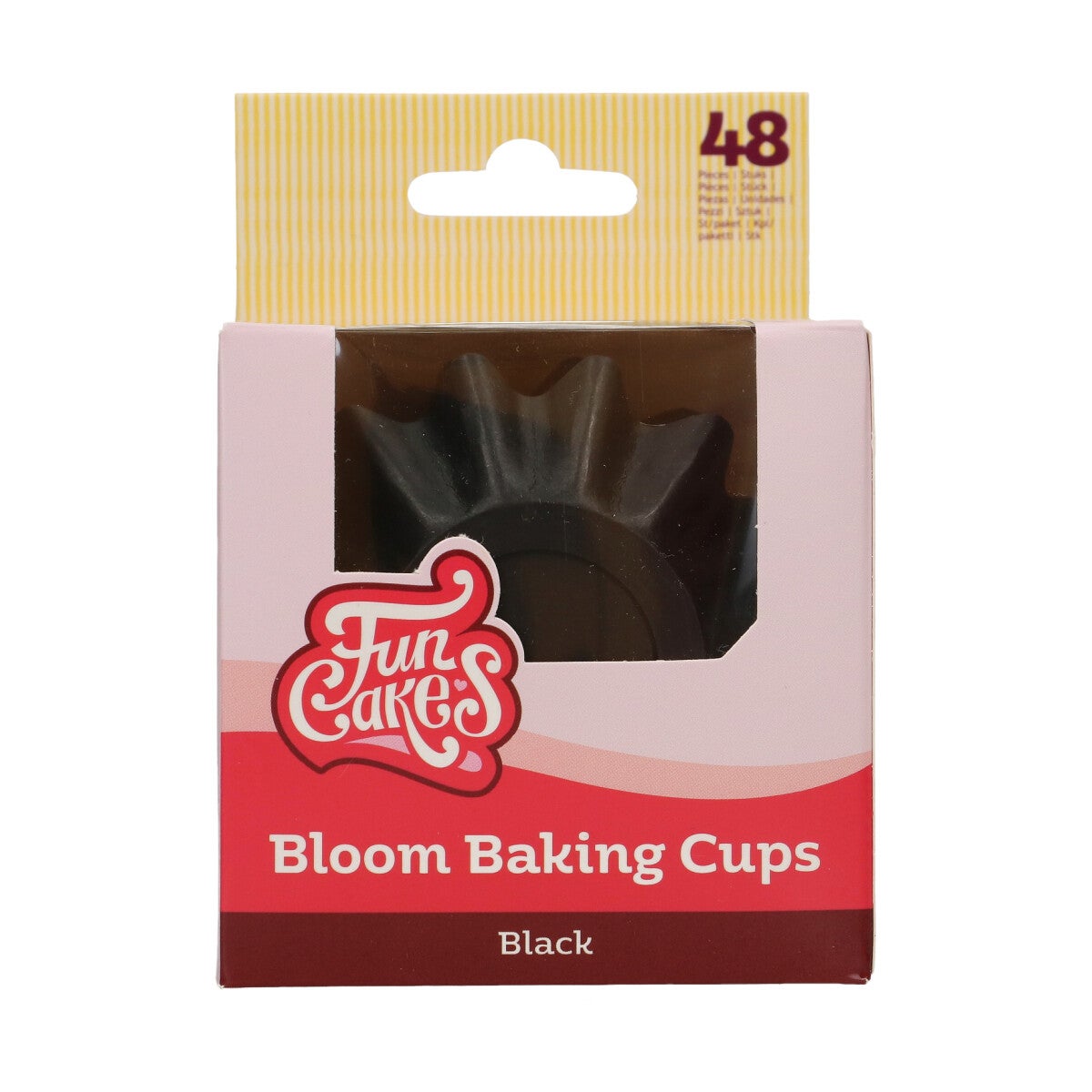 FunCakes Bloom Baking Cups - Black pk/48