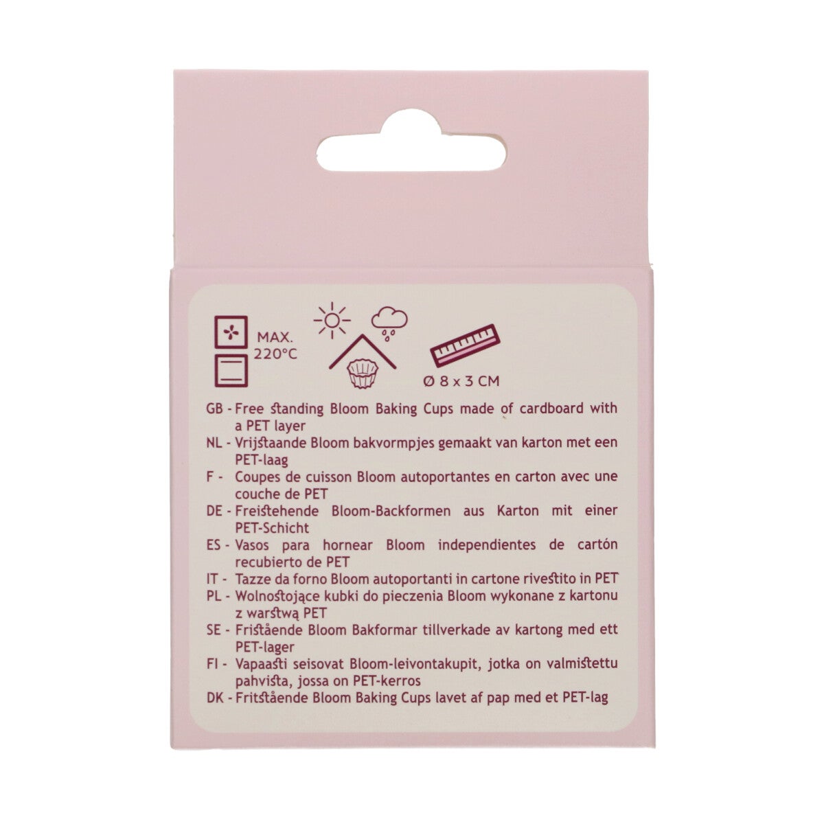 FunCakes Bloom Baking Cups - Black pk/48