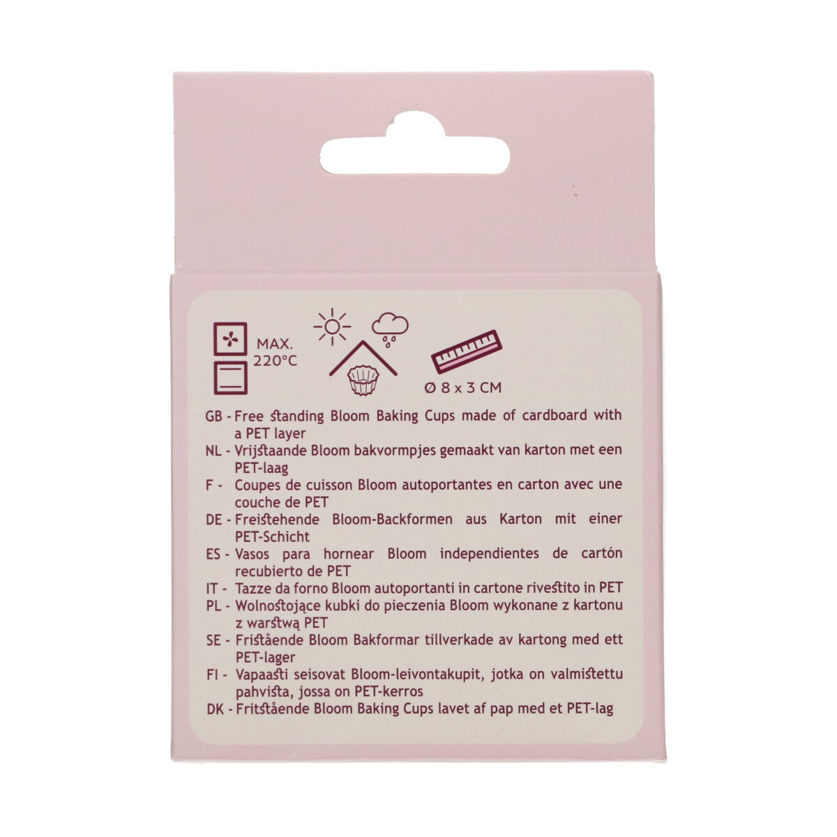 FunCakes Bloom Baking Cups - Metallic Silver pk/48