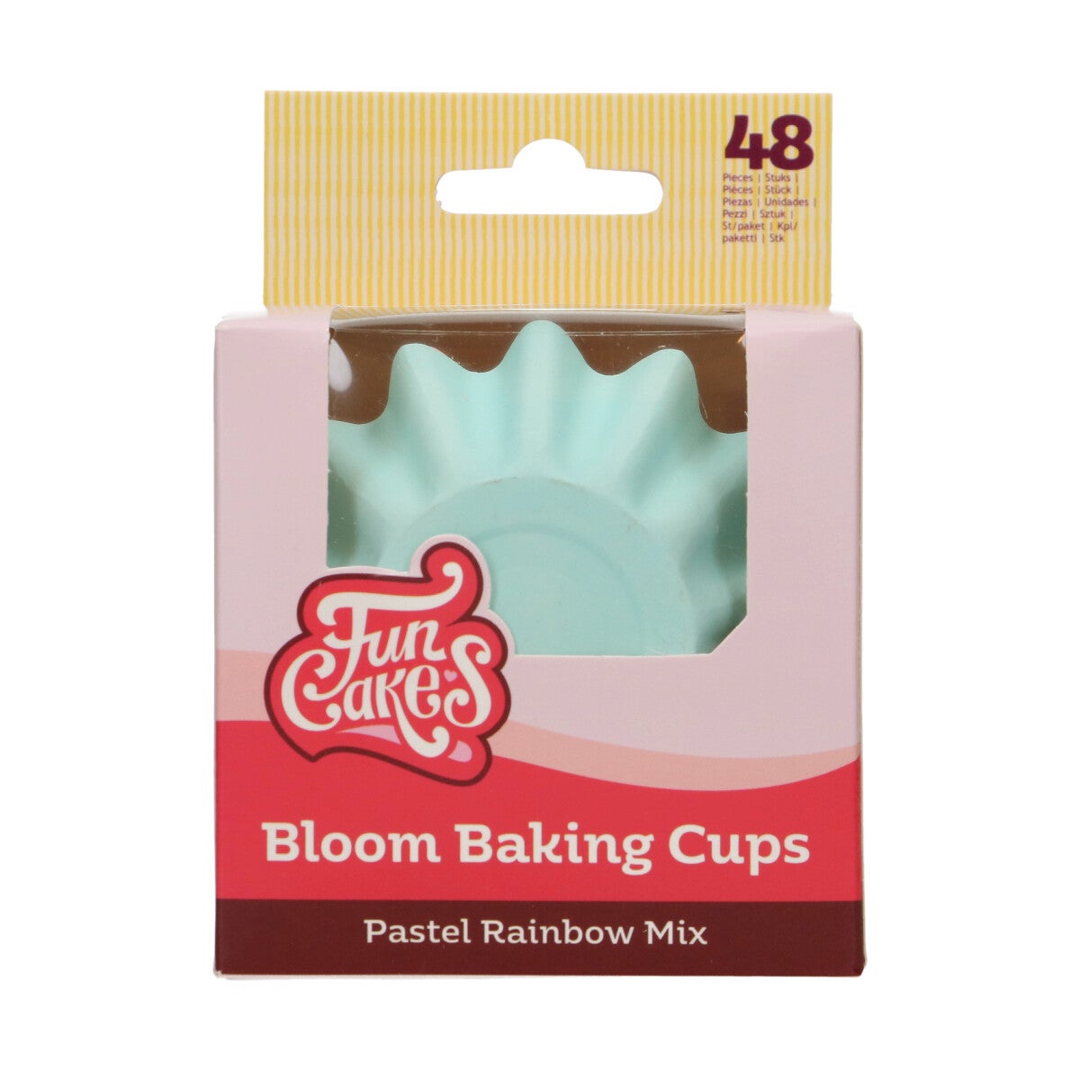 FunCakes Bloom Baking Cups - Pastel Rainbow Mix pk/48