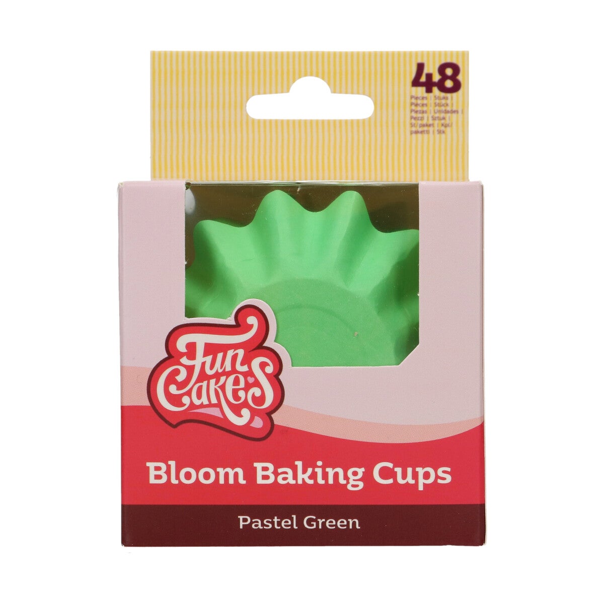 FunCakes Bloom Baking Cups - Pastel Green pk/48
