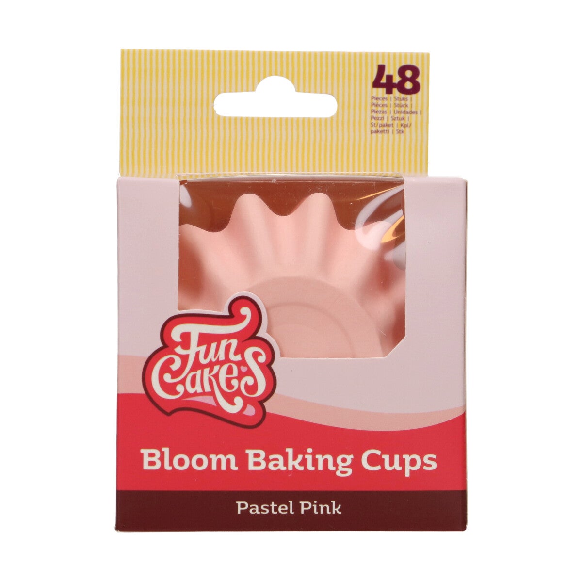 FunCakes Bloom Baking Cups - Pastel Pink pk/48