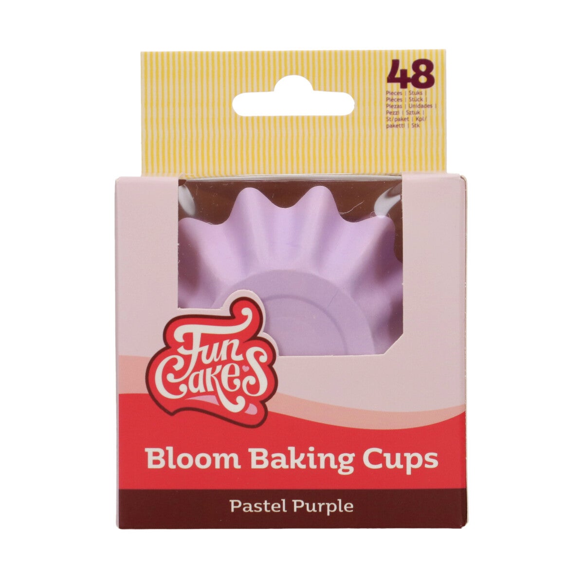 FunCakes Bloom Baking Cups - Pastel Purple pk/48