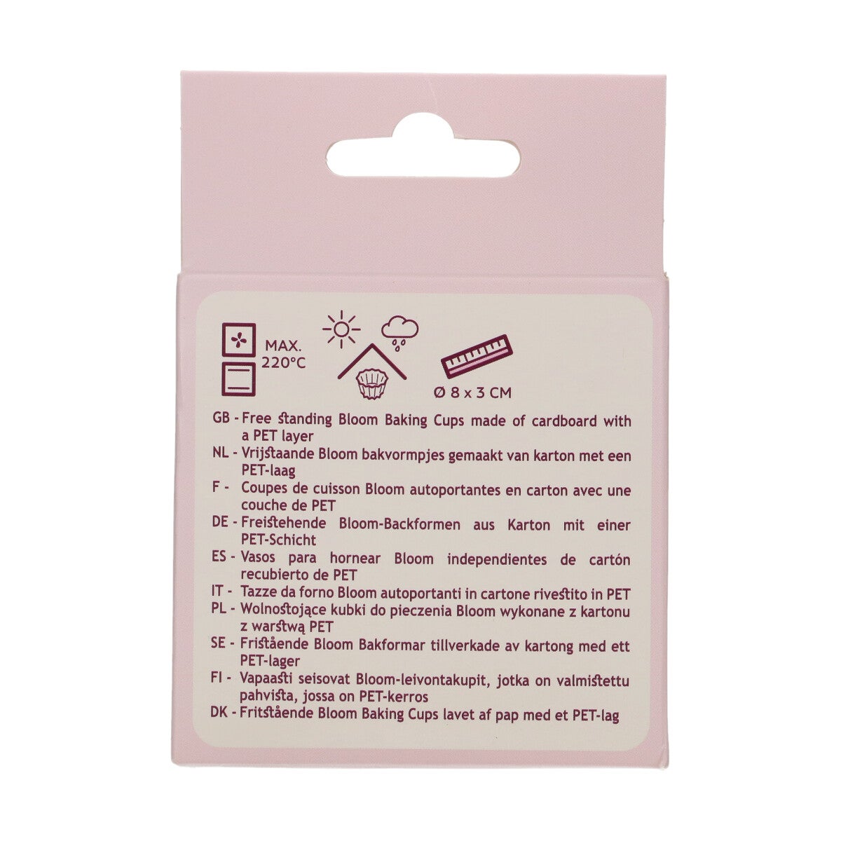 FunCakes Bloom Baking Cups - Pastel Purple pk/48