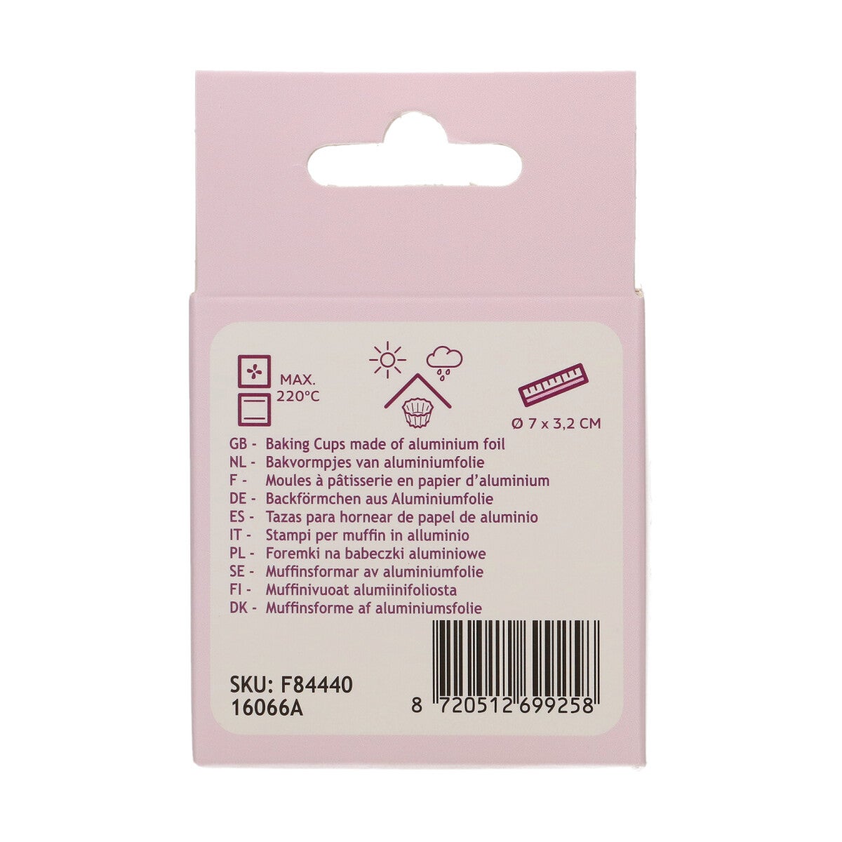 FunCakes Foil Baking Cups - Metallic Silver pk/48