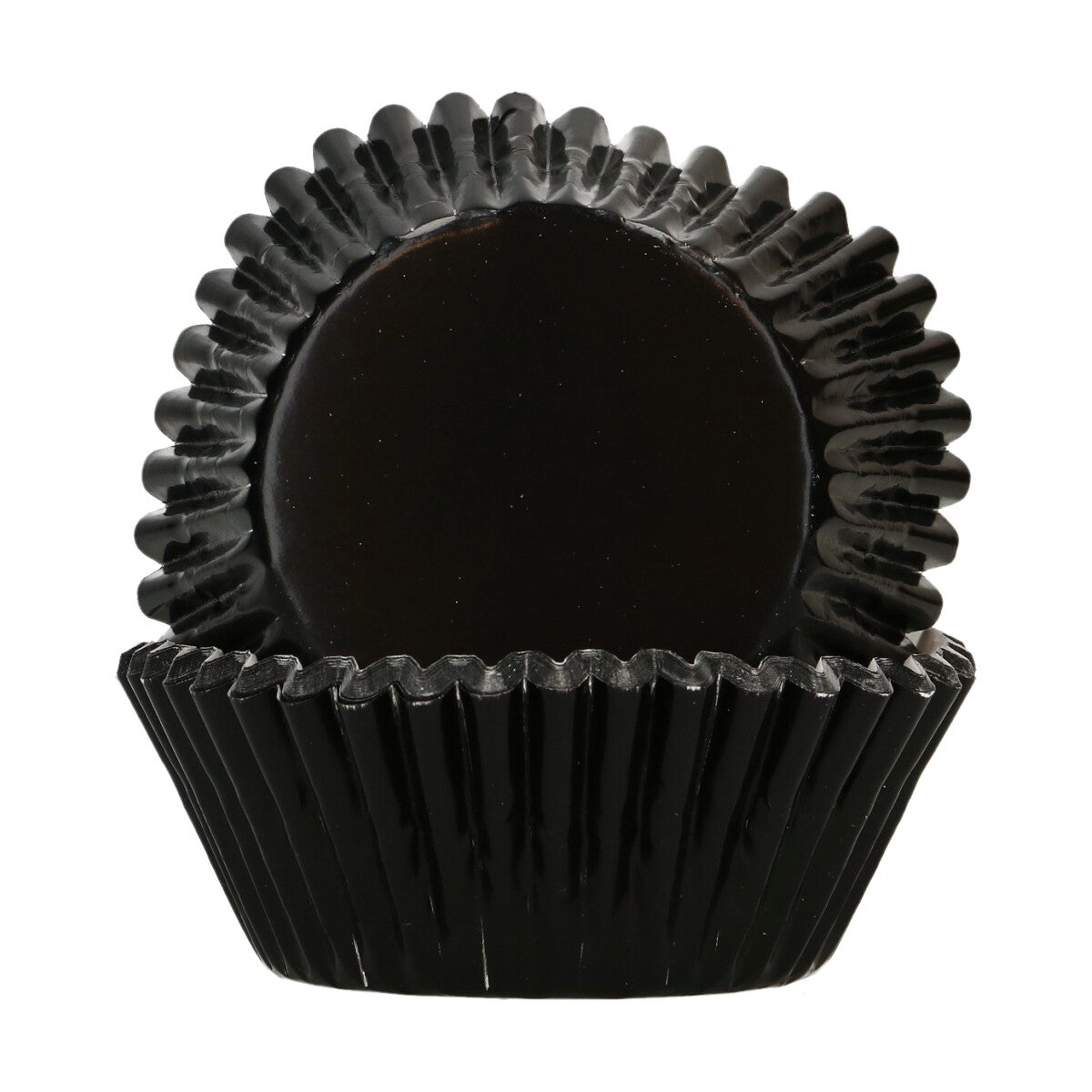 FunCakes Foil Baking Cups - Metallic Black pk/48