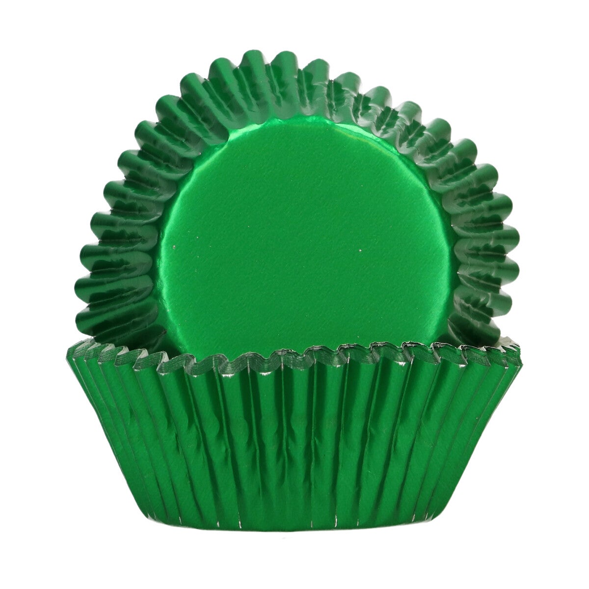 FunCakes Foil Baking Cups - Metallic Green pk/48