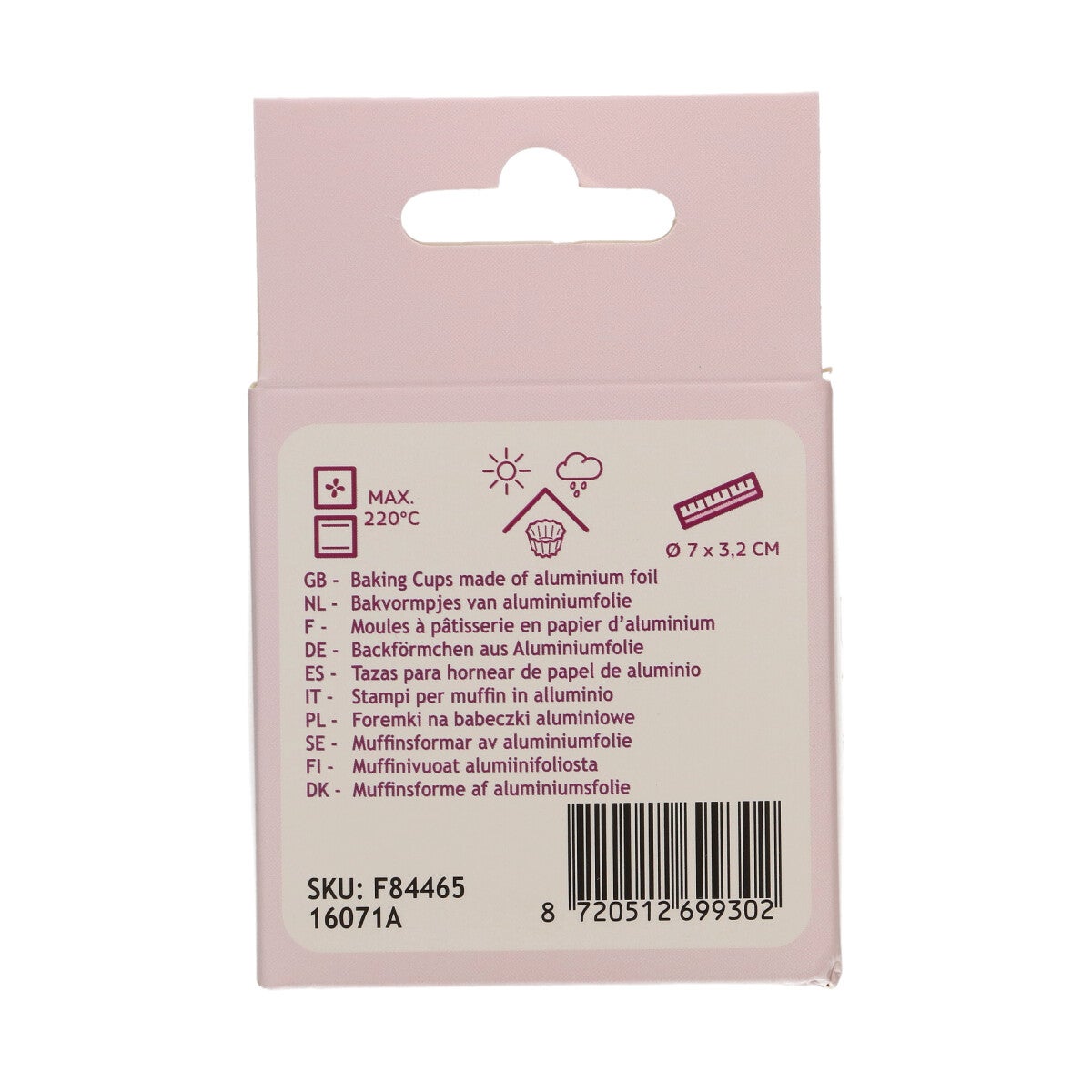 FunCakes Foil Baking Cups - Metallic Red pk/48