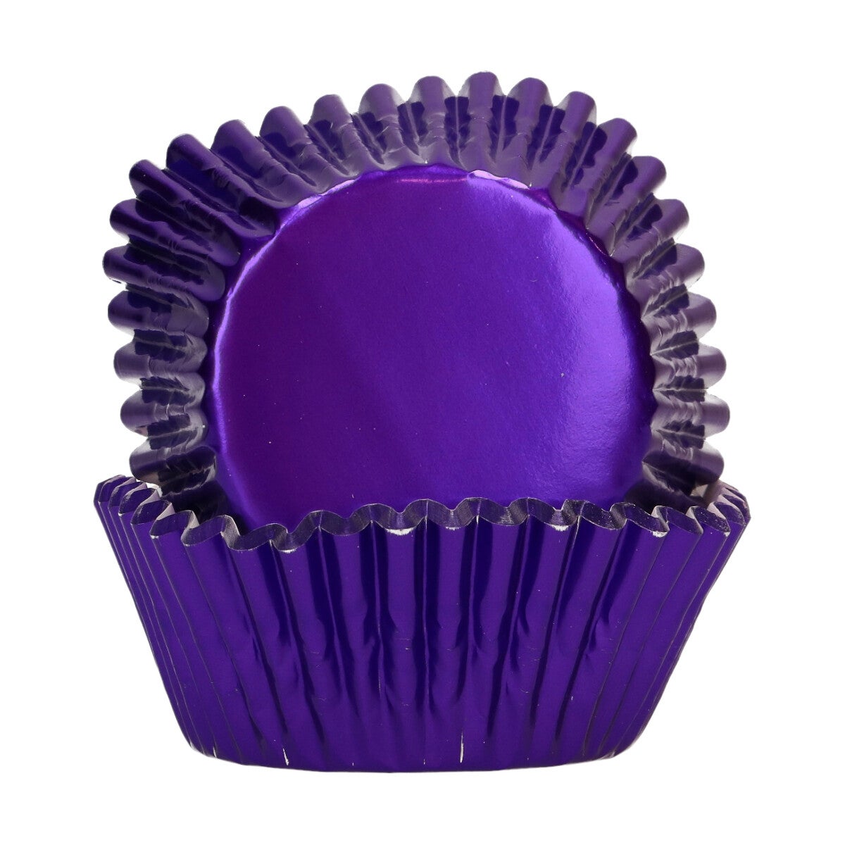 FunCakes Foil Baking Cups - Metallic Purple pk/48