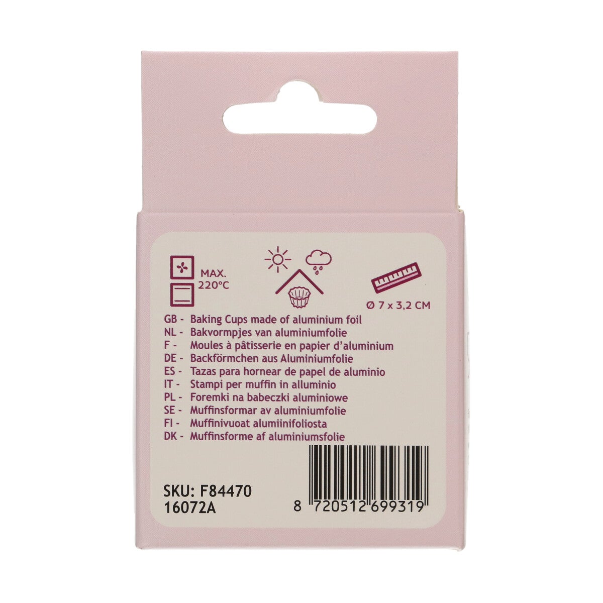 FunCakes Foil Baking Cups - Metallic Purple pk/48