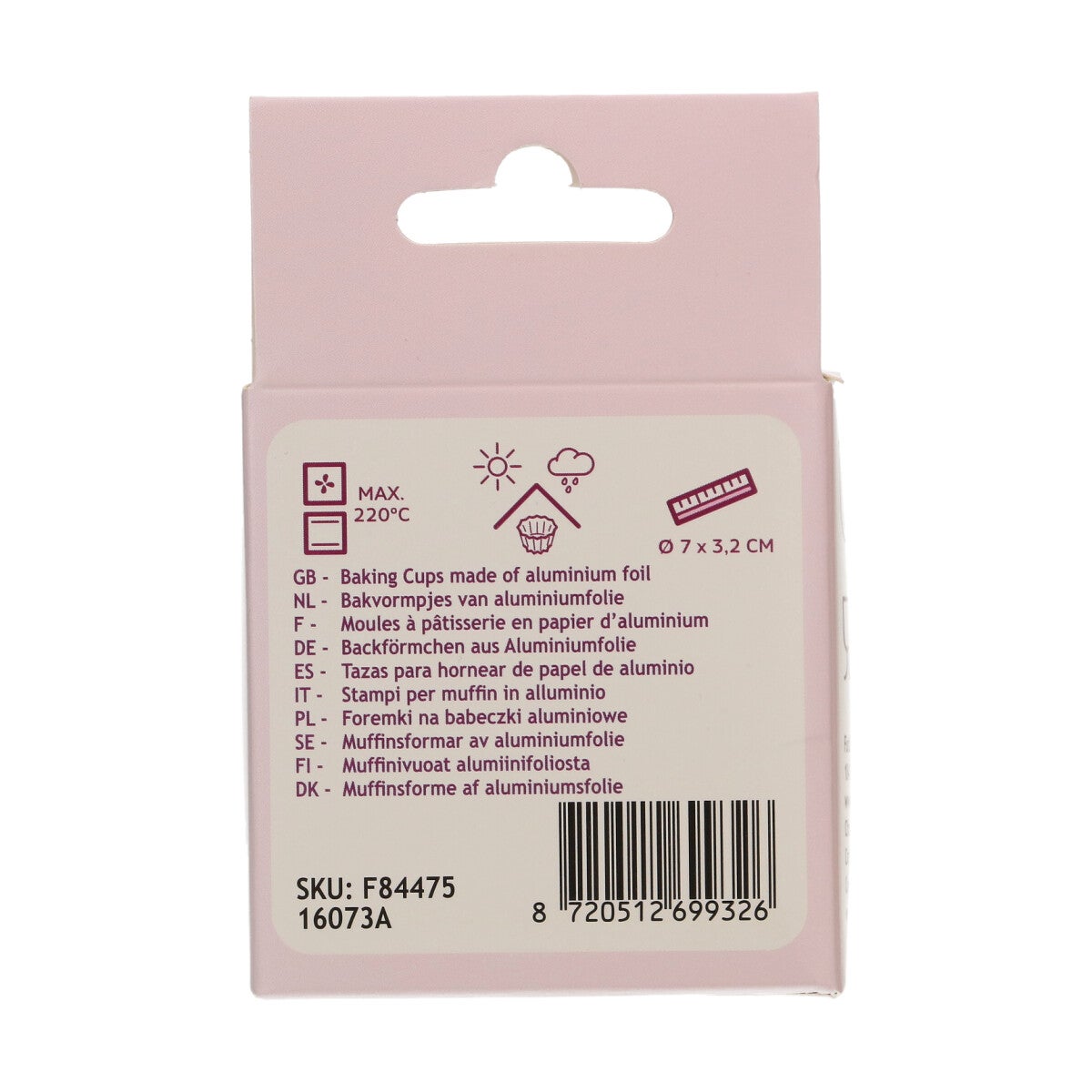 FunCakes Foil Baking Cups - Metallic Blue pk/48