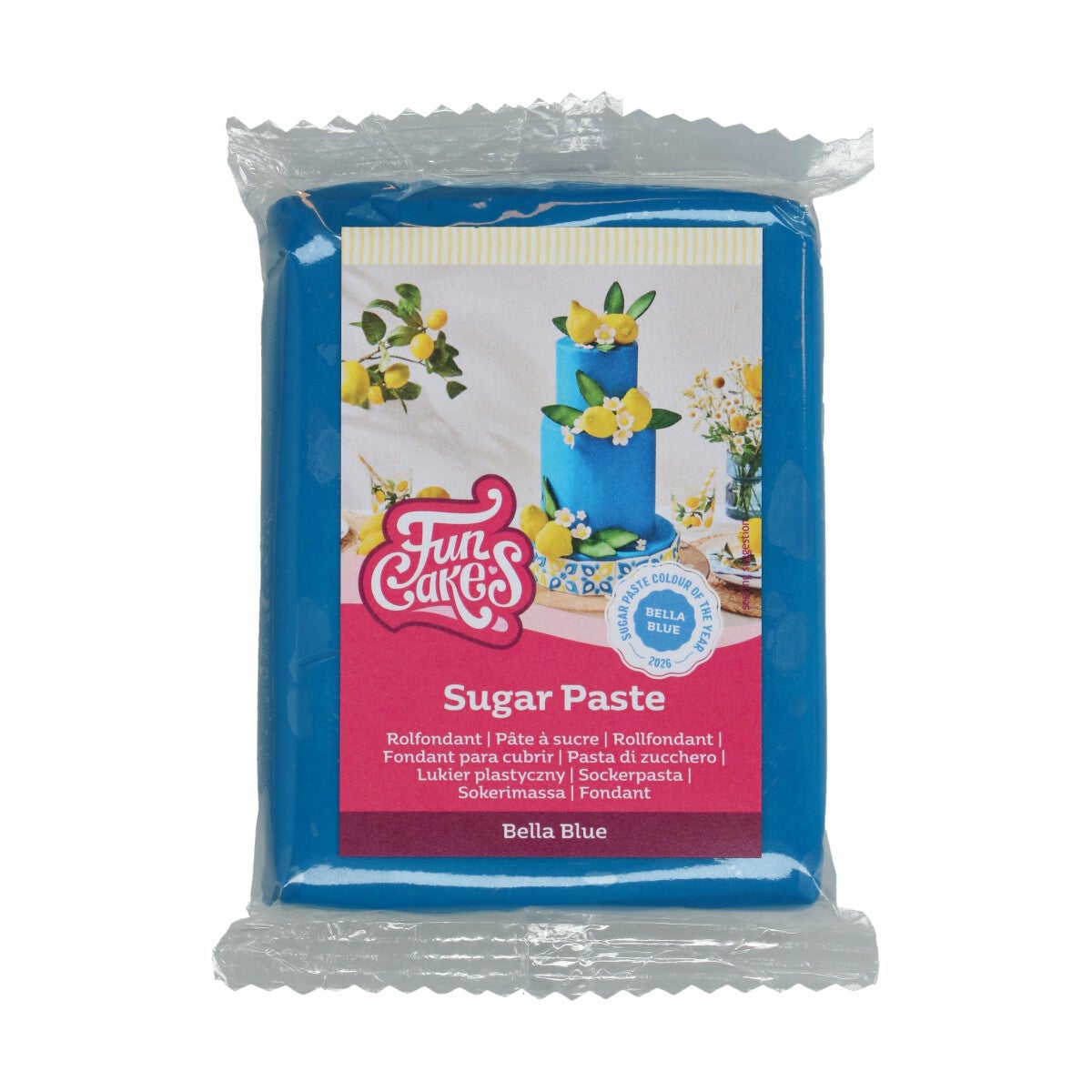 FunCakes Sugar Paste Bella Blue 250 g