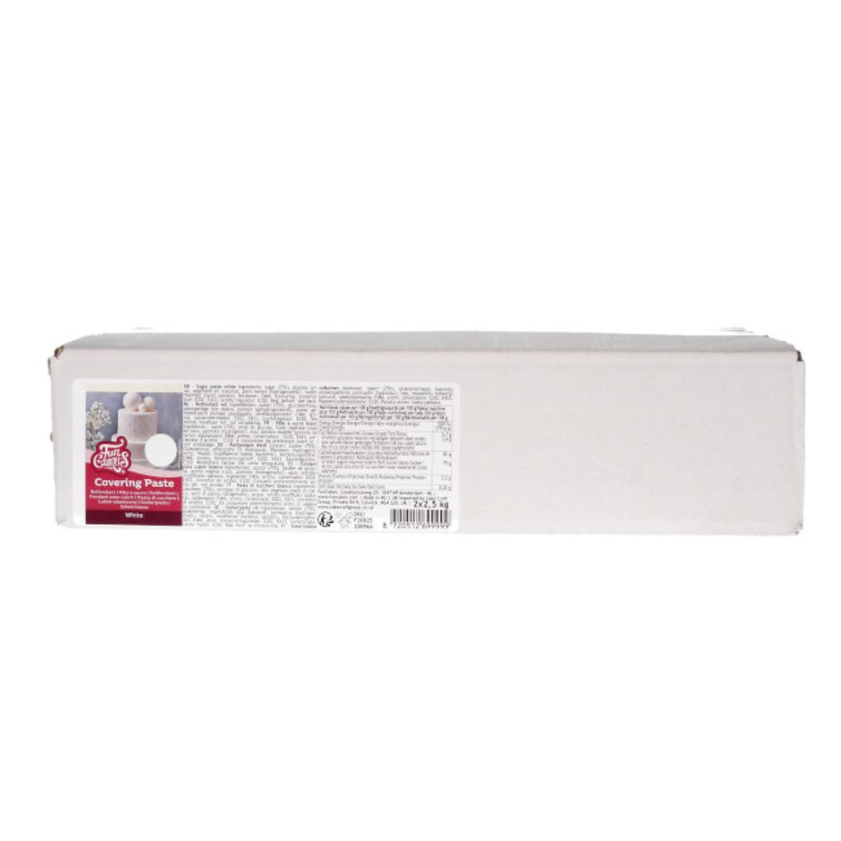 FunCakes Covering Paste 5kg  (2 x 2,5kg) – White