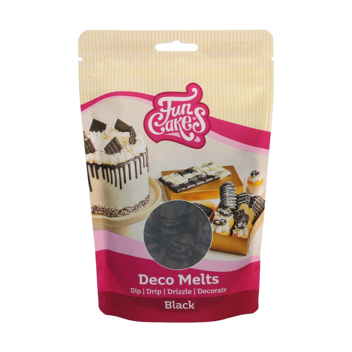 FunCakes Deco Melts - Zwart - 250g