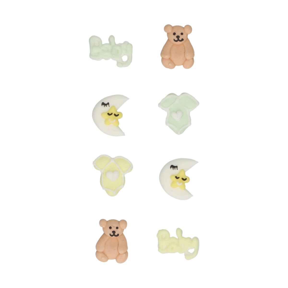 FunCakes Sugar Decorations Happy Baby Set/8