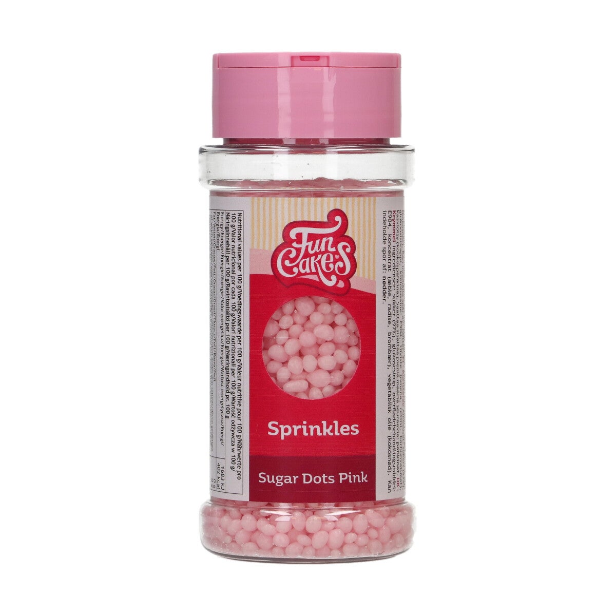 FunCakes Sugar Dots Pink 80 g