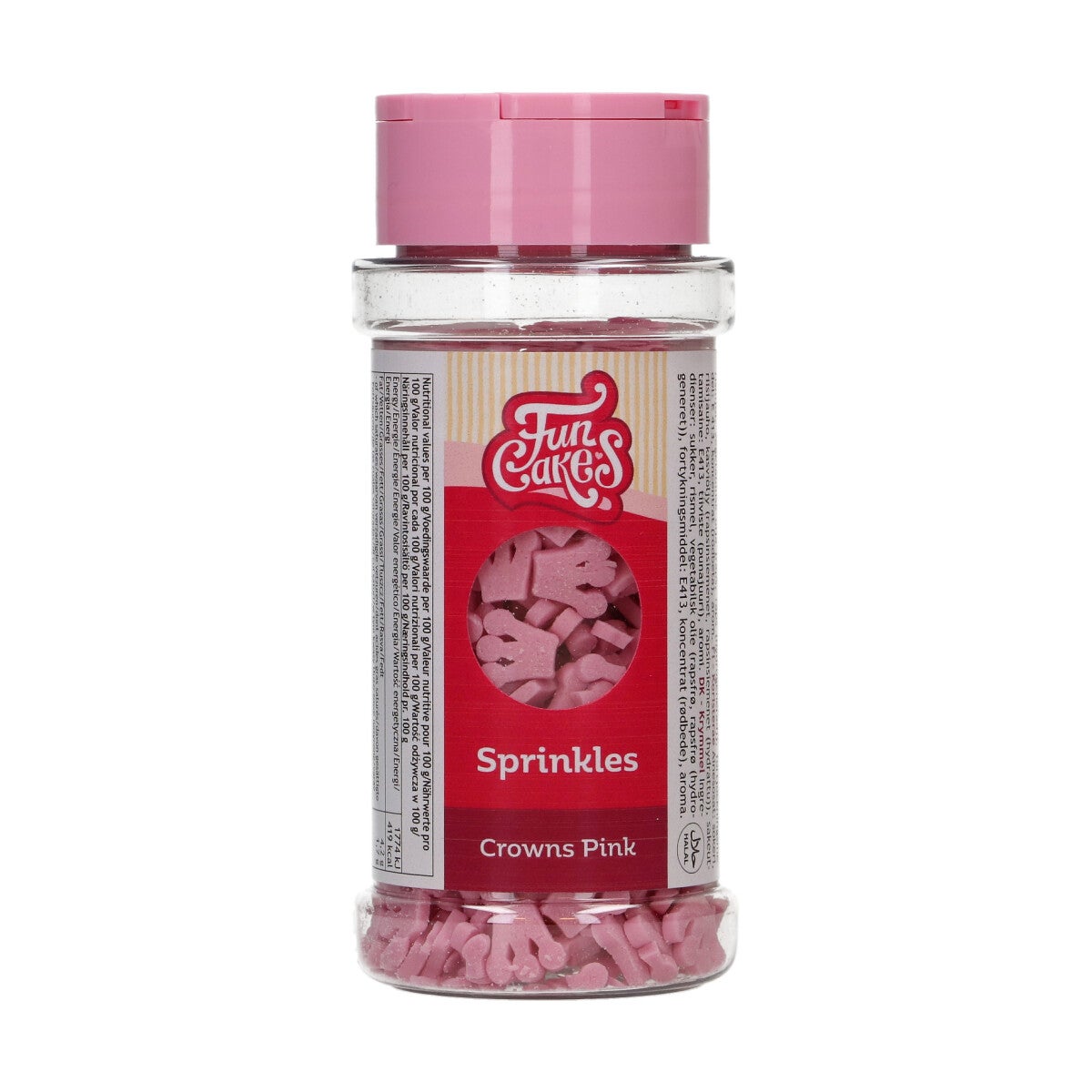 FunCakes Crowns Pink 45 g