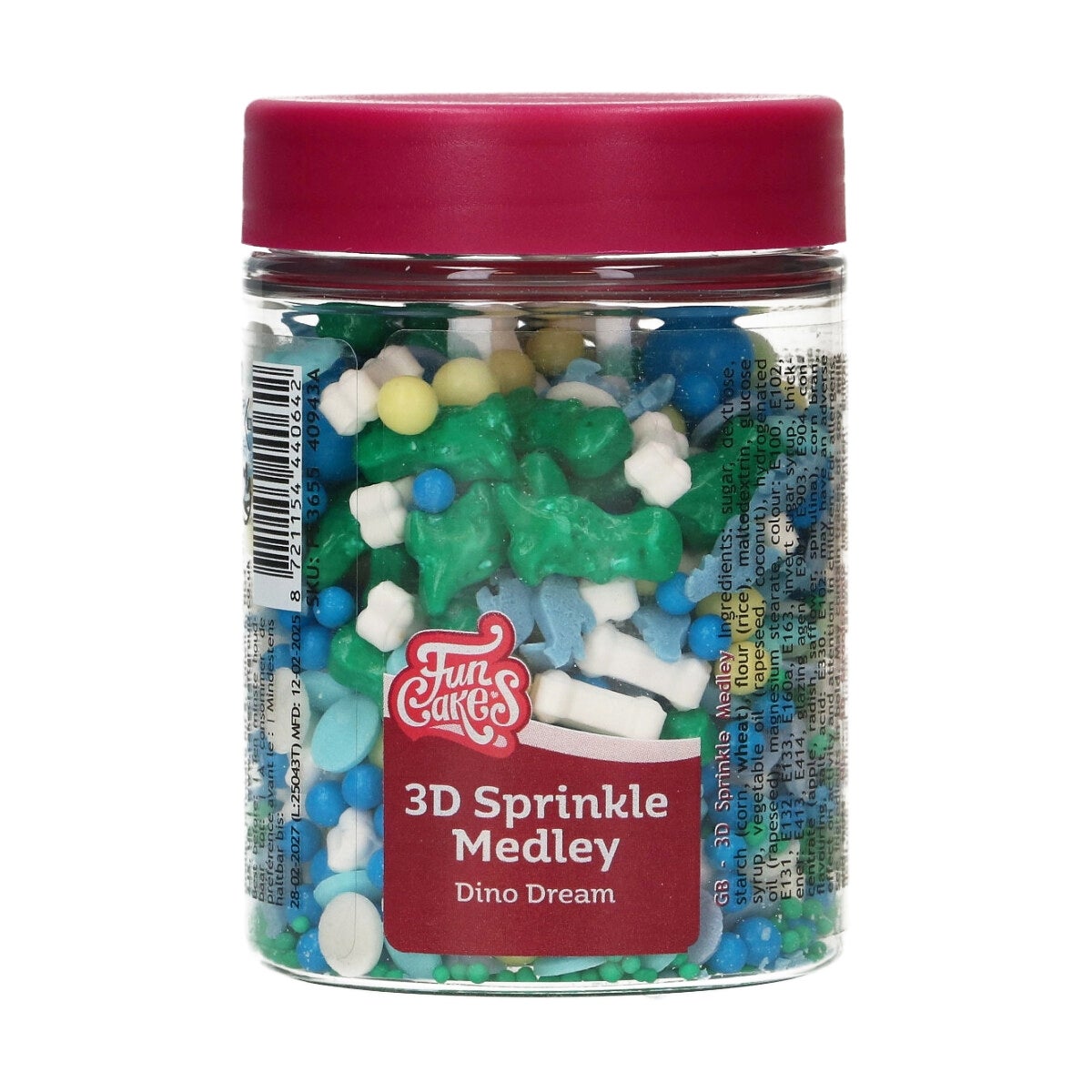 FunCakes 3D Sprinkle Medley - Dino Dream 70g