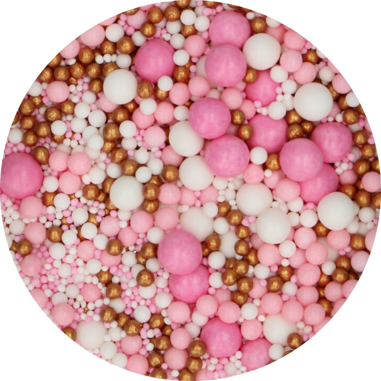 FunCakes Soft Pearls Mix Pink Celebration 80g