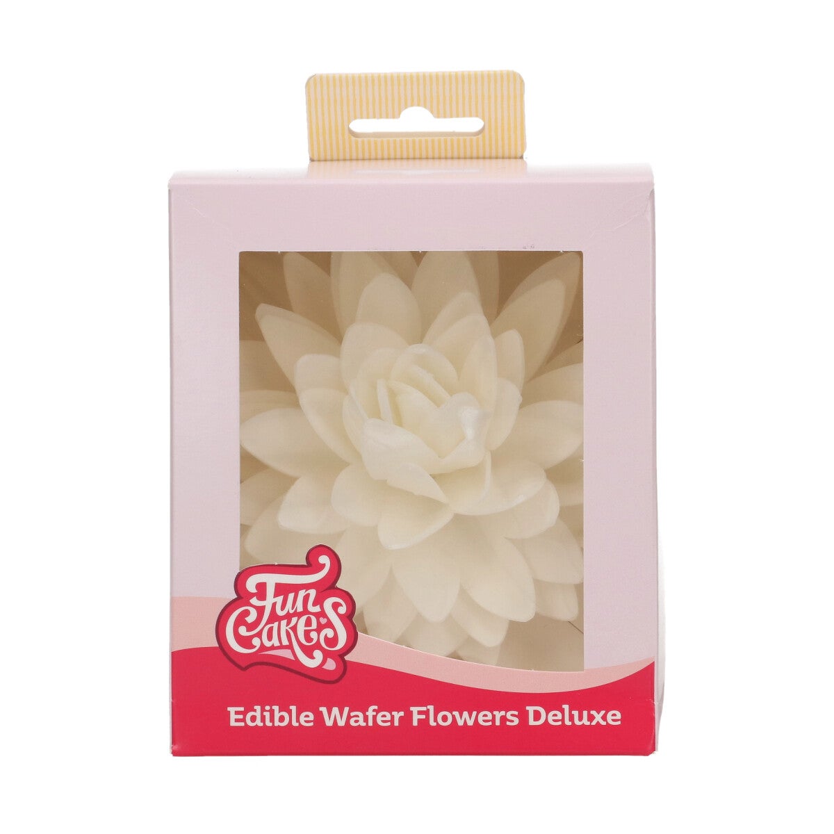 FunCakes Edible Wafer Flowers Deluxe Peony White Large pk/1
