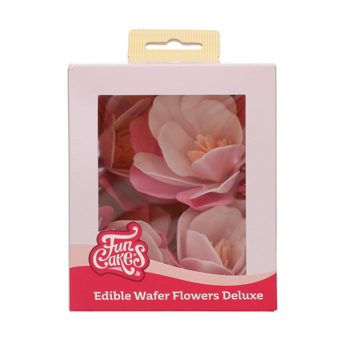 FunCakes Edible Wafer Flowers Deluxe Magnolia Pink Large pk/6