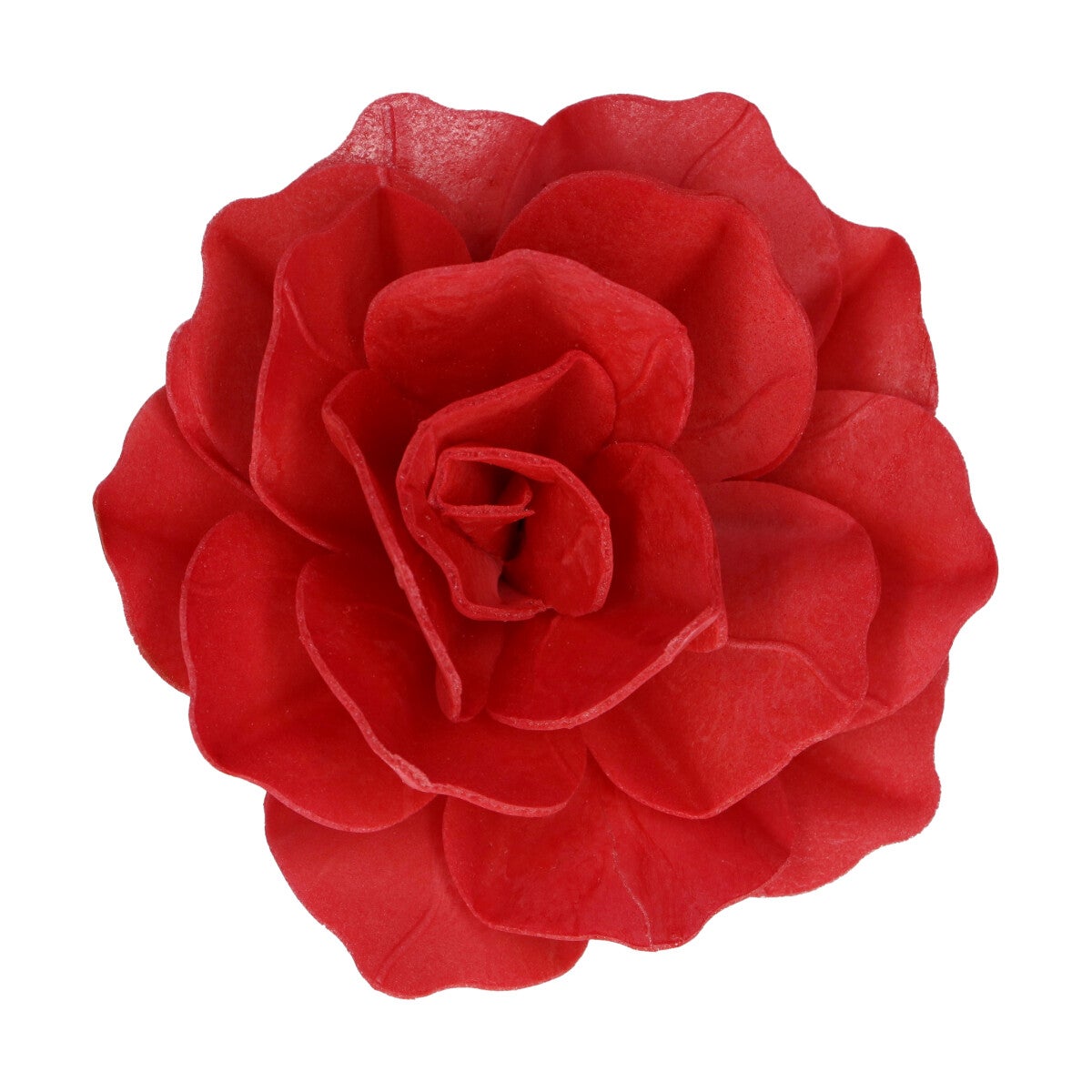 FunCakes Edible Wafer Flowers Deluxe Rose Pastella Red Large pk/1