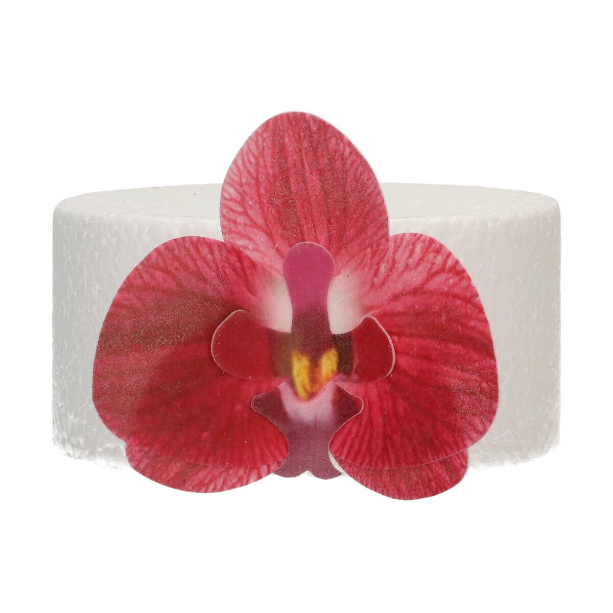 FunCakes Edible Wafer Flowers Deluxe Orchid Red Medium pk/10