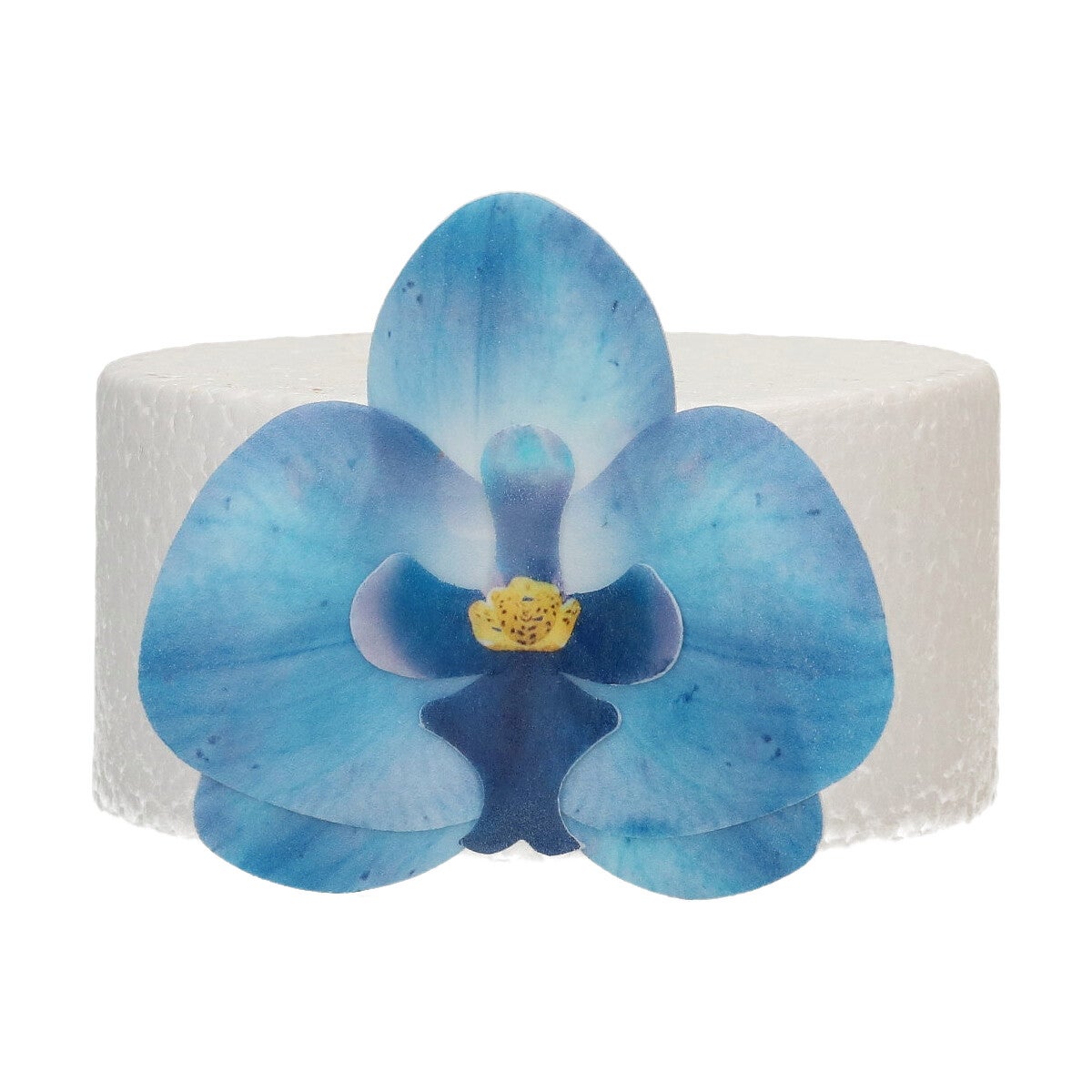 FunCakes Edible Wafer Flowers Deluxe Orchid Blue Medium pk/10