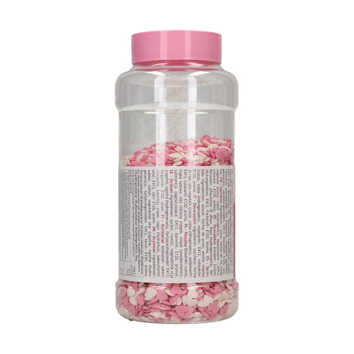 FunCakes Hearts Pink White 450 g