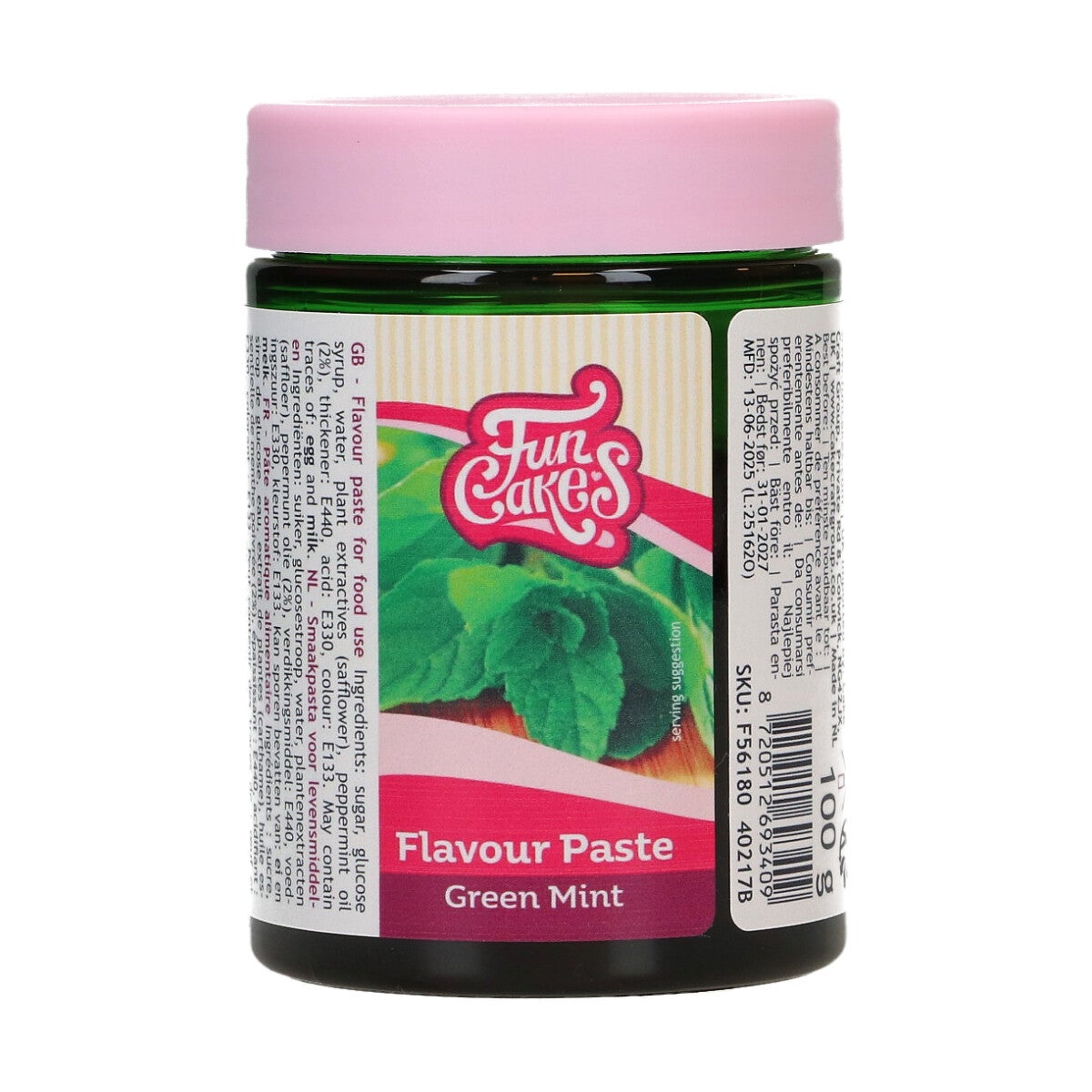 FunCakes Flavour Paste Green Mint 100 g