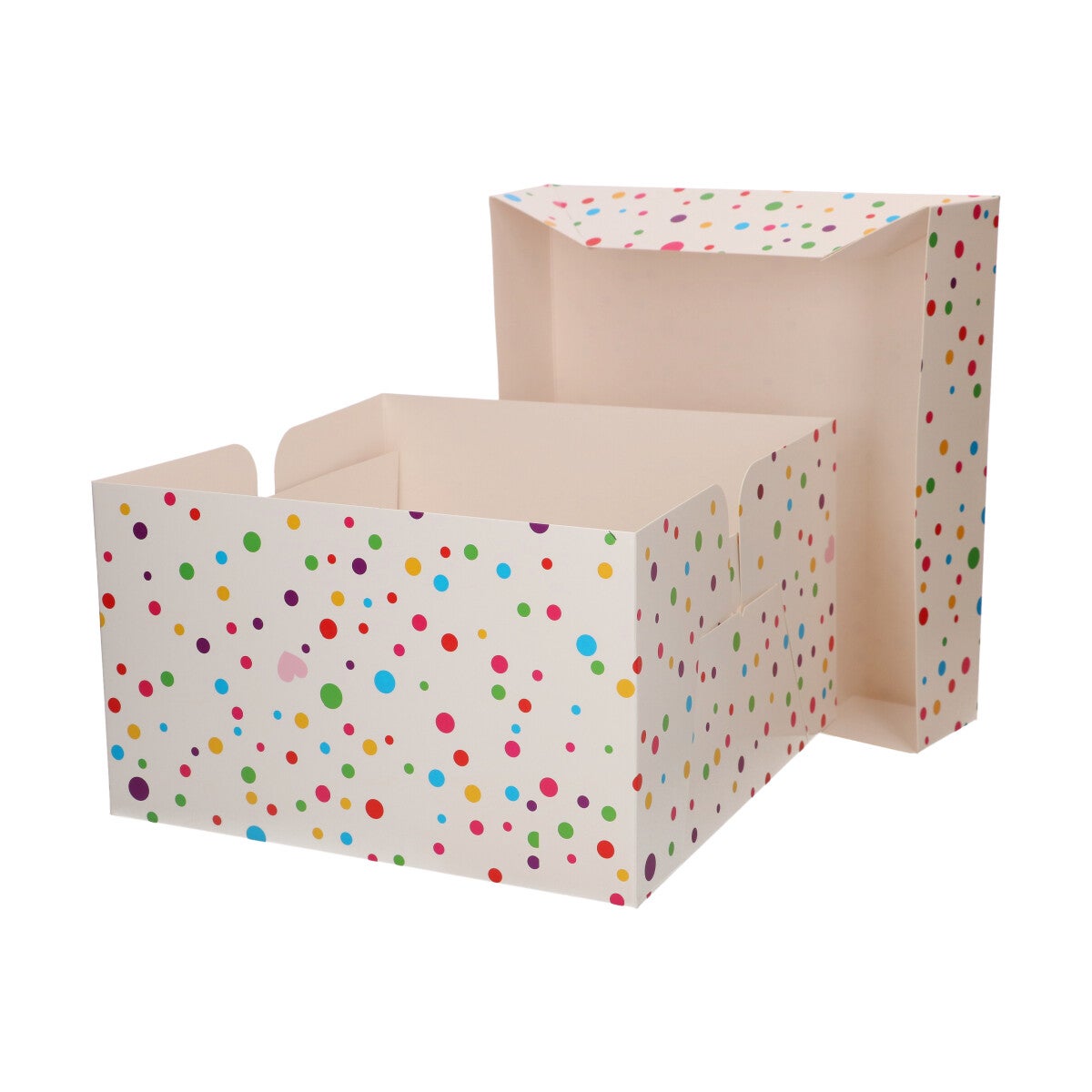 FunCakes Cake Box Confetti - 25x25x15cm pk/1