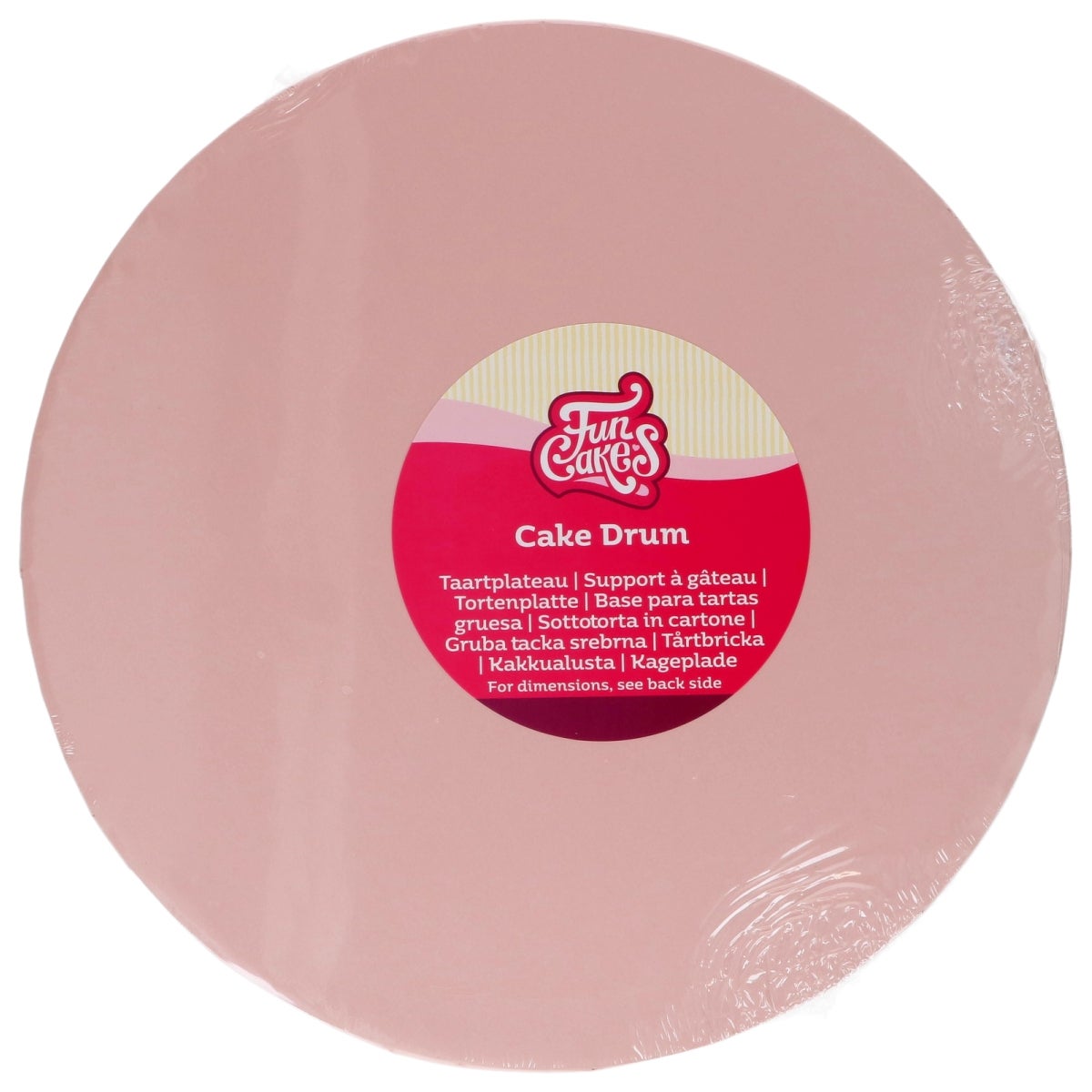 FunCakes Cake Drum Round Pastel Pink Ø 30 cm