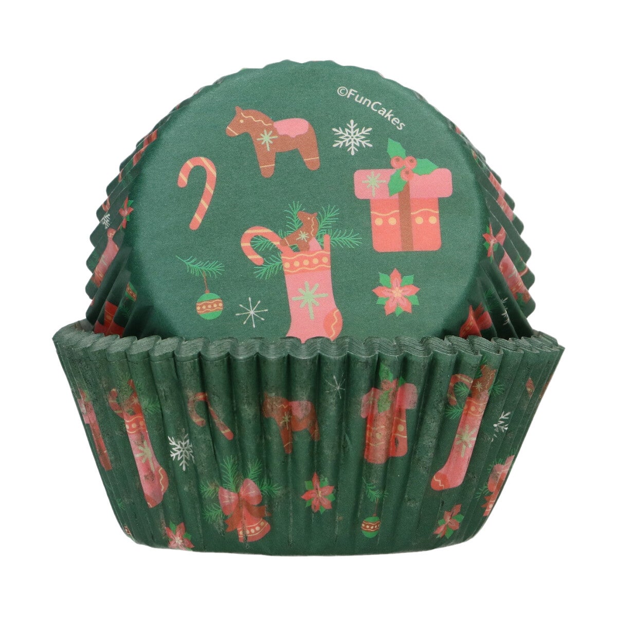 FunCakes Baking Cups Christmas pk/48