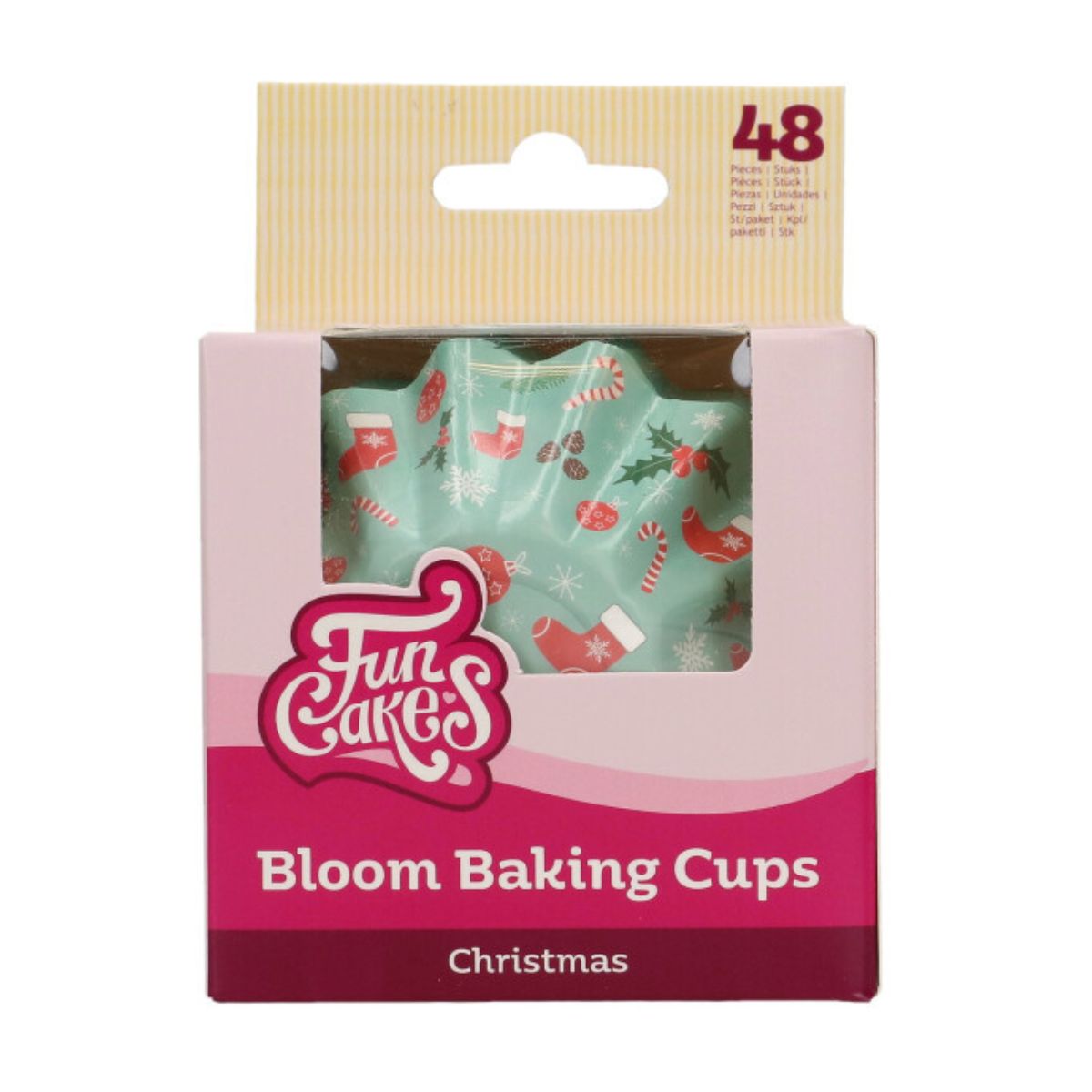 FunCakes Bloom Baking Cups Christmas pk/48